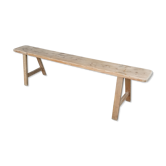 Solid pine bench