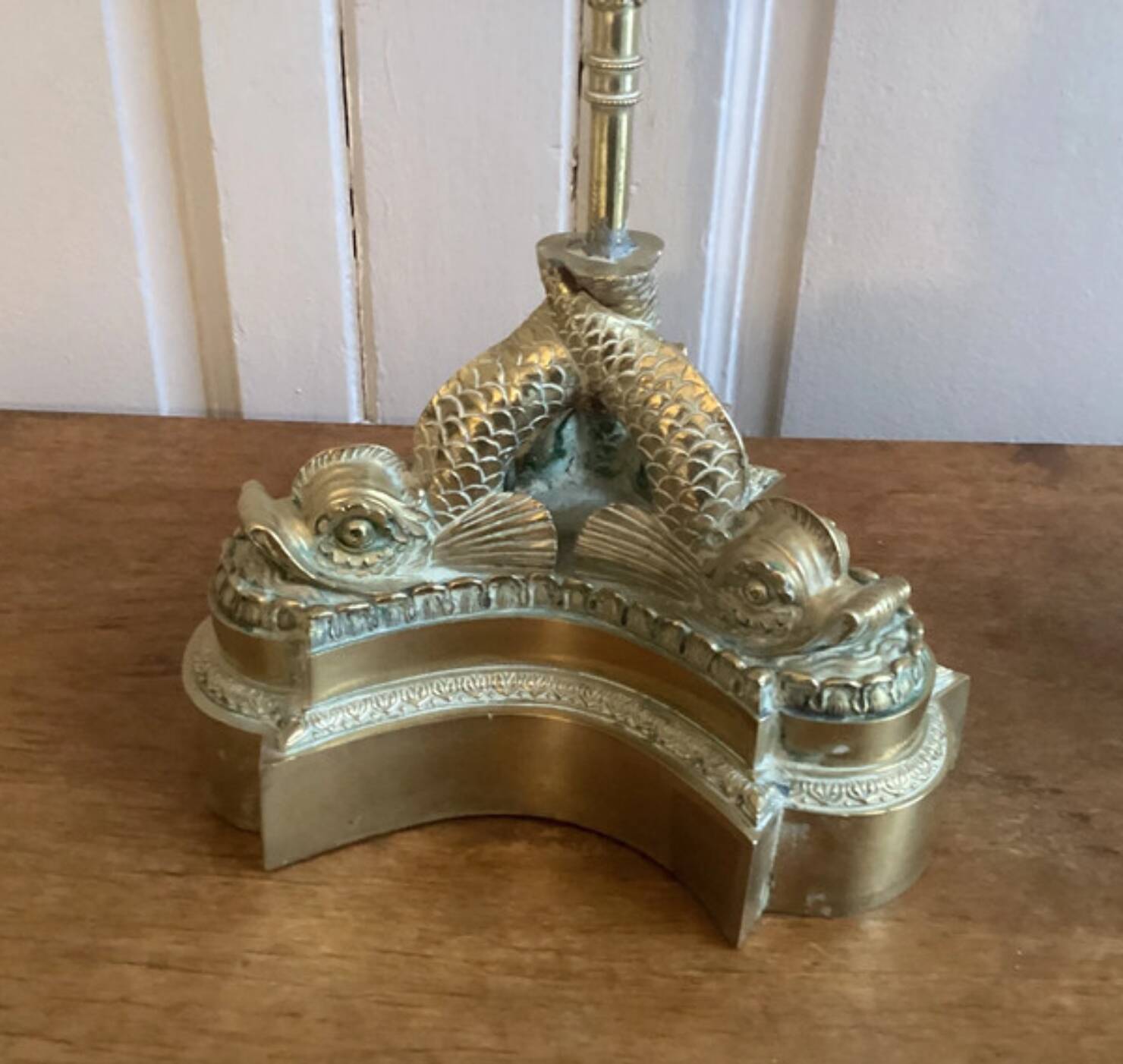 XL gilded bronze chandelier from the Restoration period