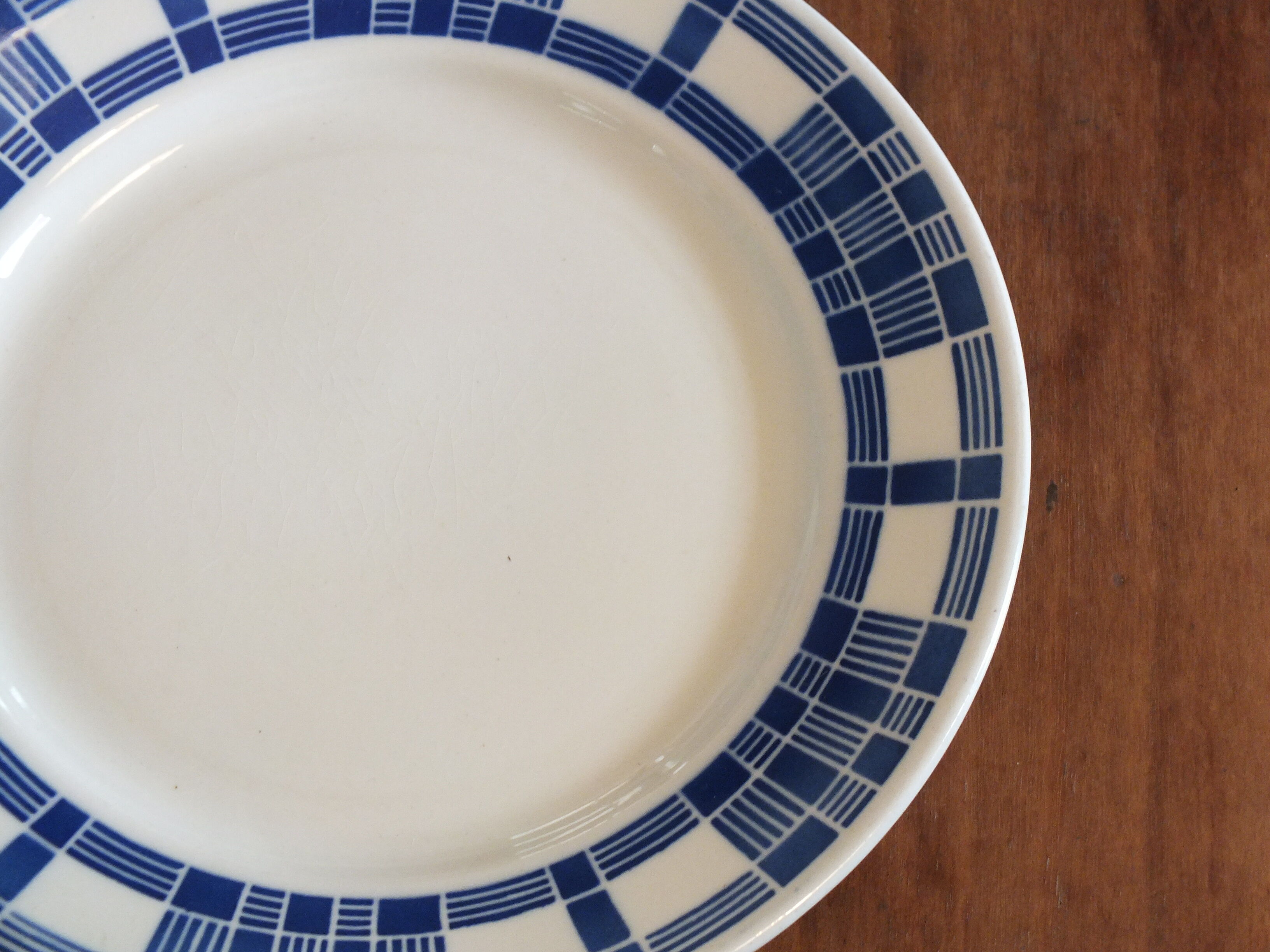 6 dessert plates 50s Badonvillers Aurore