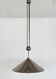 Florian Schulz Large Plated Nickel Pendant Lamp KEOS Pendant, 1970