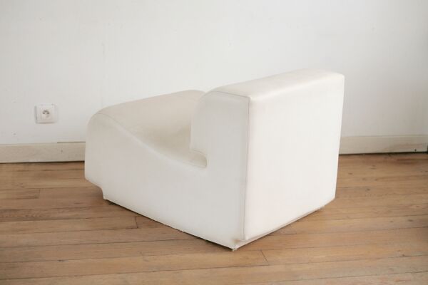 Fauteuil de Cini Boeri modèle Bobo édition Arflex diffusion Mobilier International Italie 1968