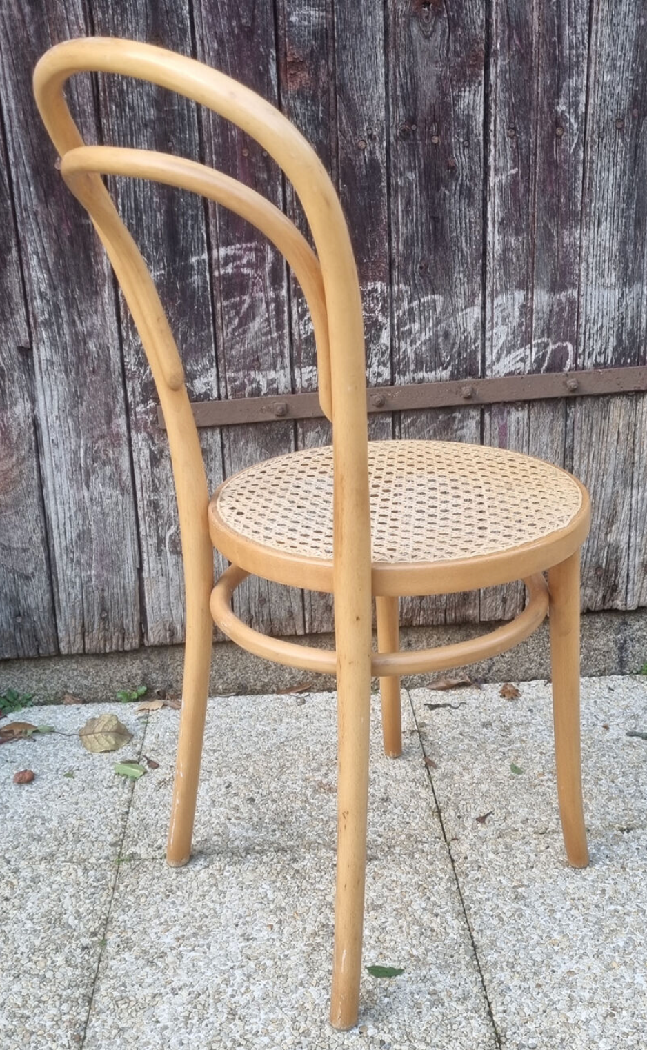 3 chairs published by ZPM Radomsko, model created by Thonet cannées N°14
