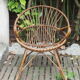 Fauteuil corbeille en rotin