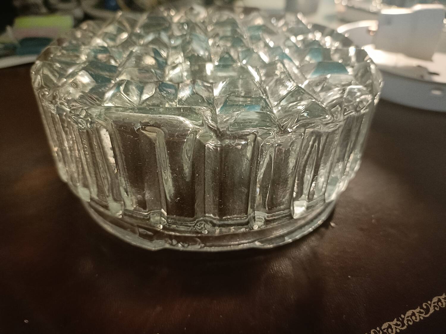 Vintage glass ceiling or wall light
