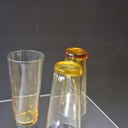 Set of 6 coloured vintage juice glasses in very good condition.