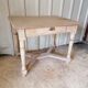 Vintage wooden desk, X-shaped legs
