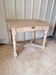 Vintage wooden desk, X-shaped legs