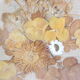 Nice table of dried flowers on beige linen