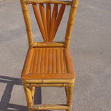 small bamboo chair