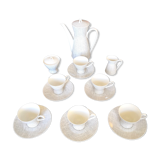 Rosenthal coffee set 2000, silk décor by Raymond Loewy and Latham design 50s