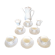 Rosenthal coffee set 2000, silk décor by Raymond Loewy and Latham design 50s