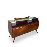 midcentury rosewood chest of drawers.