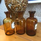 Old pharmacy bottles