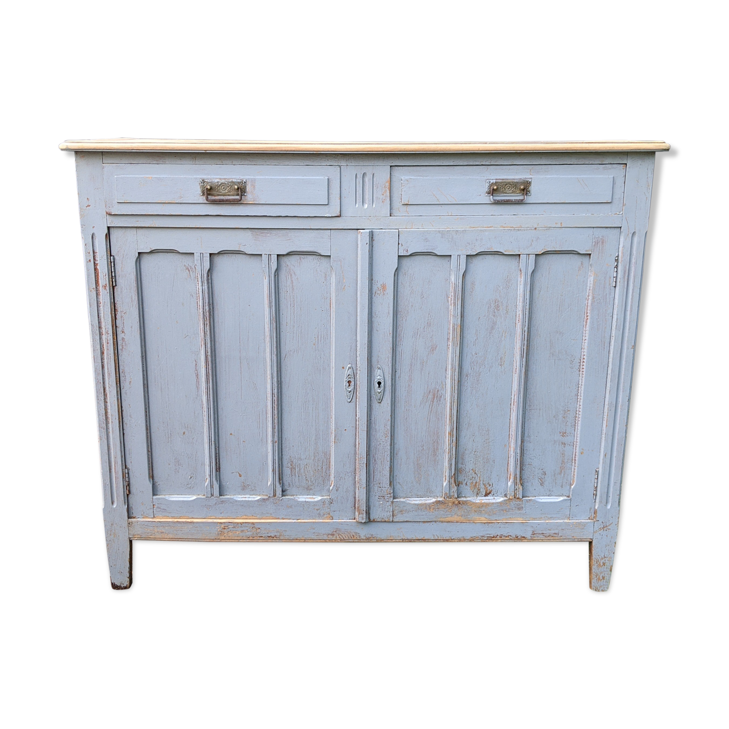 Old grey kitchen buffet