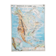 Ancienne carte mdi amérique du nord physique et économique r. brunet