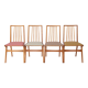 4 vintage dining chairs 1960s