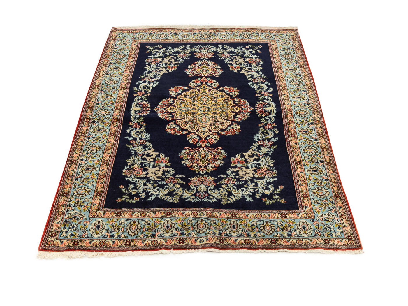 1960s ghom carpet, 136 x 209 cm