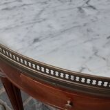 Louis XVI style coffee table with marble