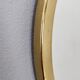 Vintage round wall mirror mod. "vipera" by corrado corradi dell'acqua, italy