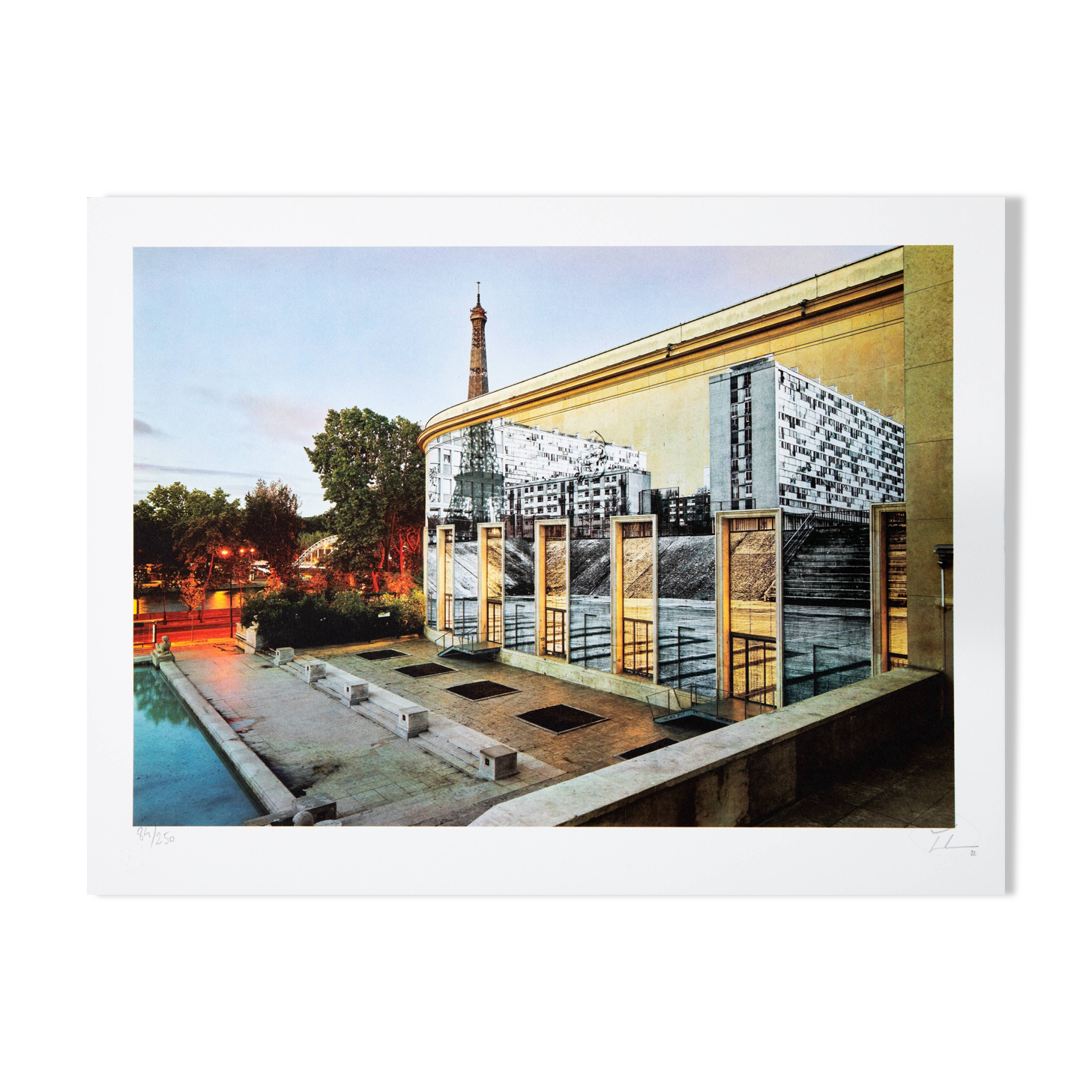 Original lithograph signed by JR: Palais de Tokyo, 2022