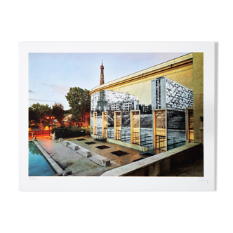 Original lithograph signed by JR: Palais de Tokyo, 2022