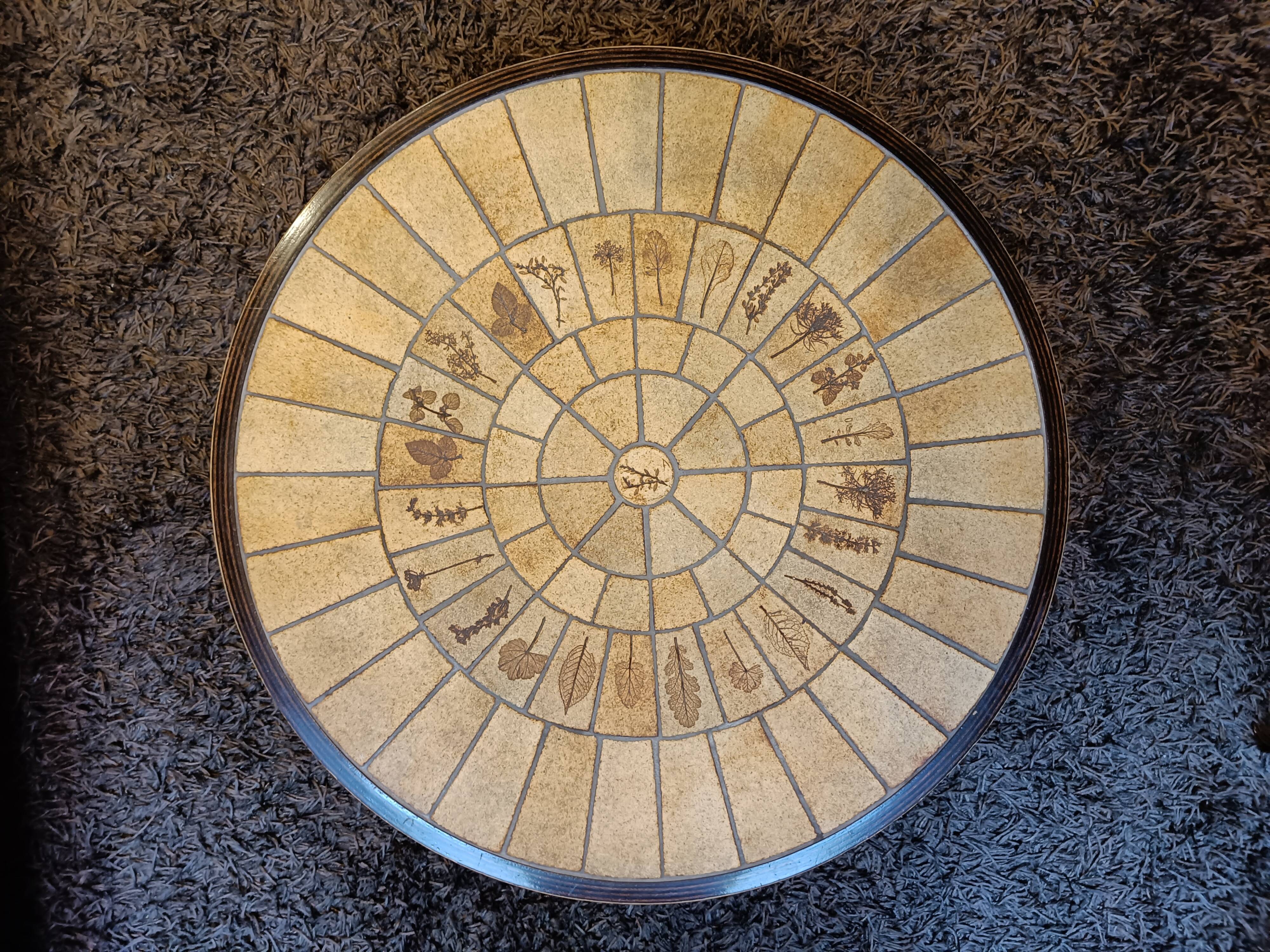 Round coffee table