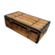 Old wooden trunk