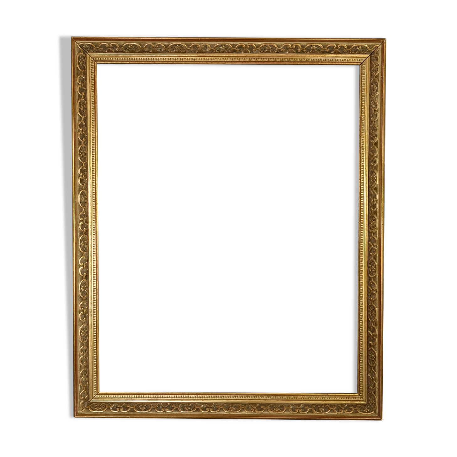 Frame decoration with berain gilded stucco wood 65x53.5 cm, foliage 58.9x47 cm SB