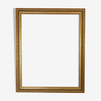 Frame decoration with berain gilded stucco wood 65x53.5 cm, foliage 58.9x47 cm SB