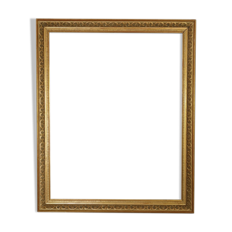 Frame decoration with berain gilded stucco wood 65x53.5 cm, foliage 58.9x47 cm SB