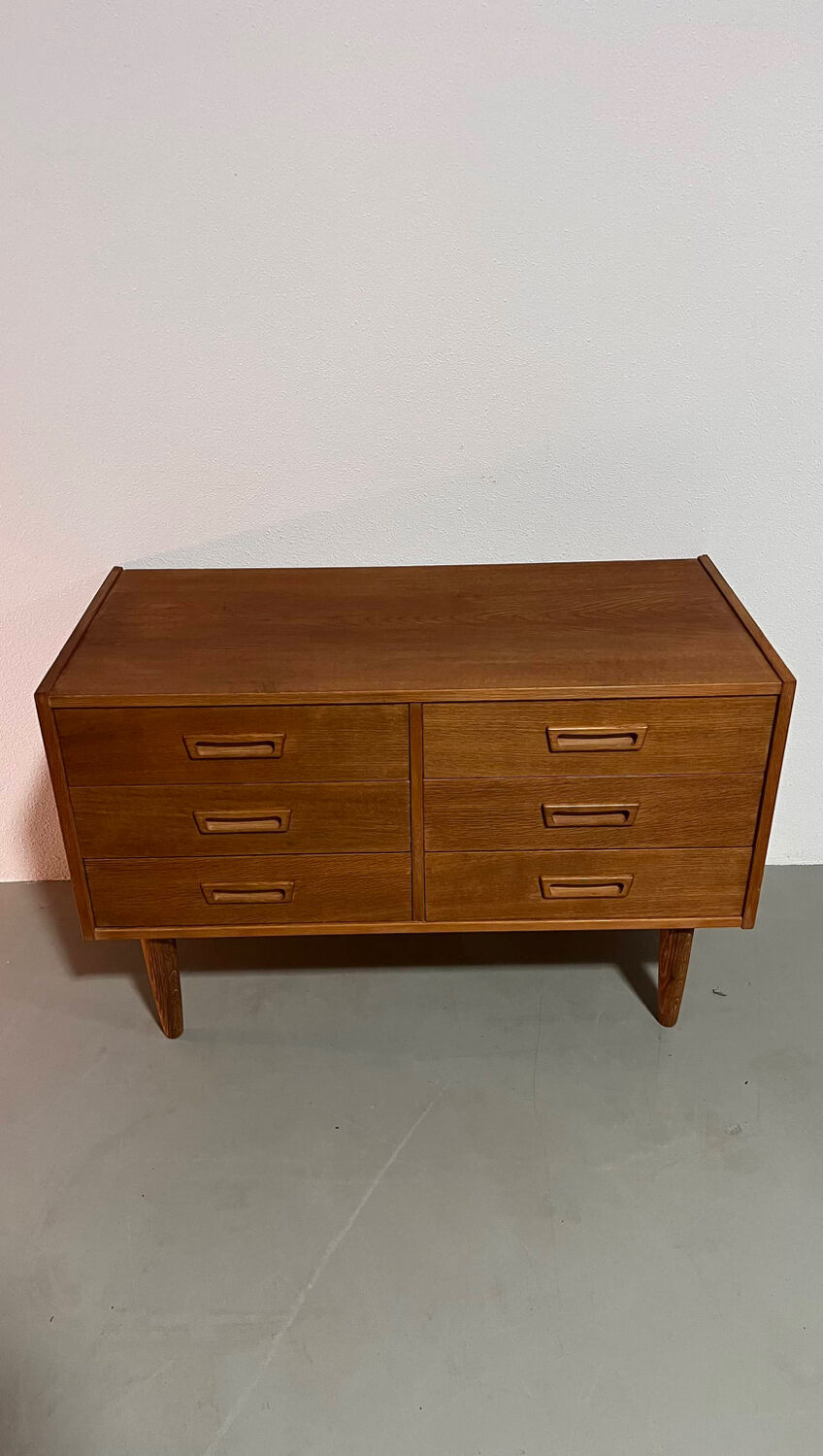 vintage chest of drawers in oak