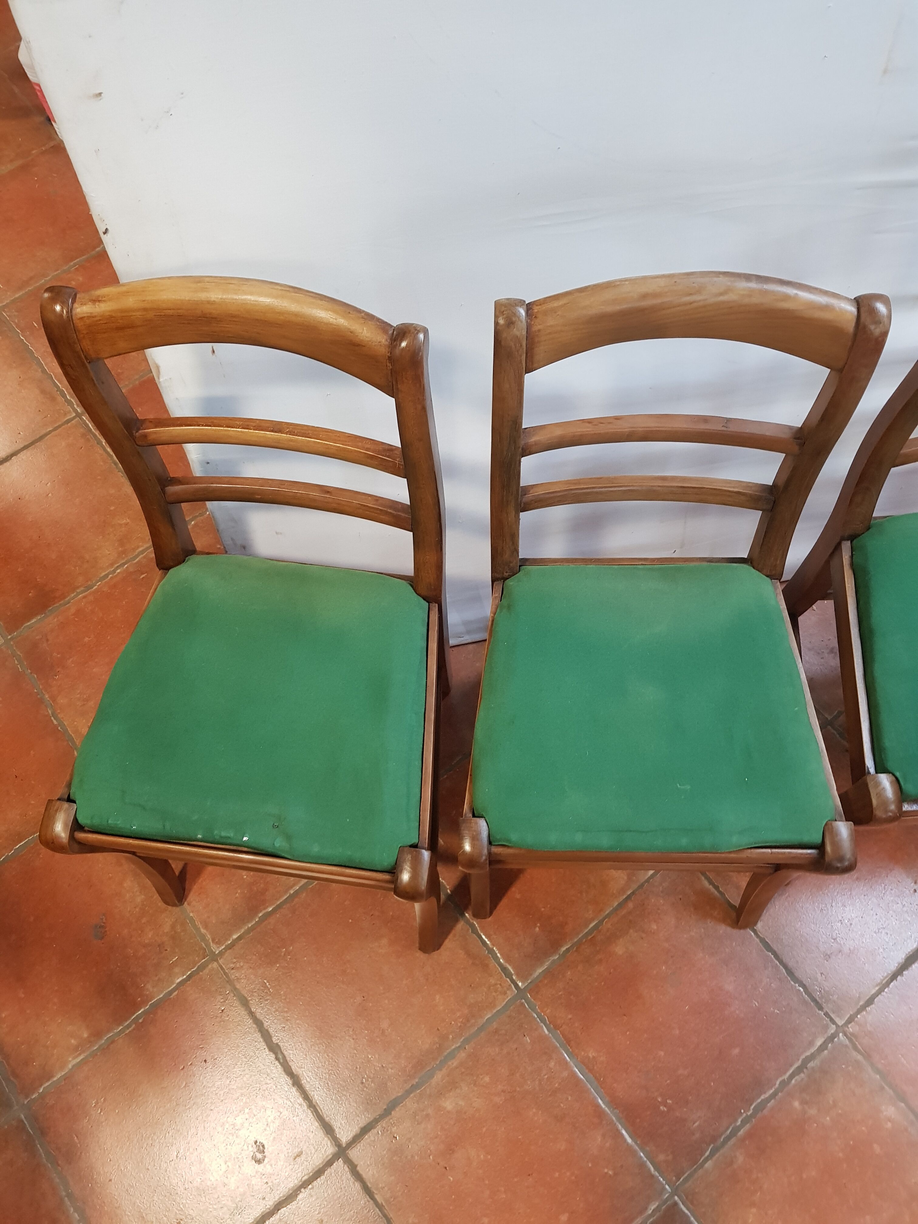4 Louis-Philippe-style chairs in cherry