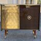 Vintage 60s TV console bar