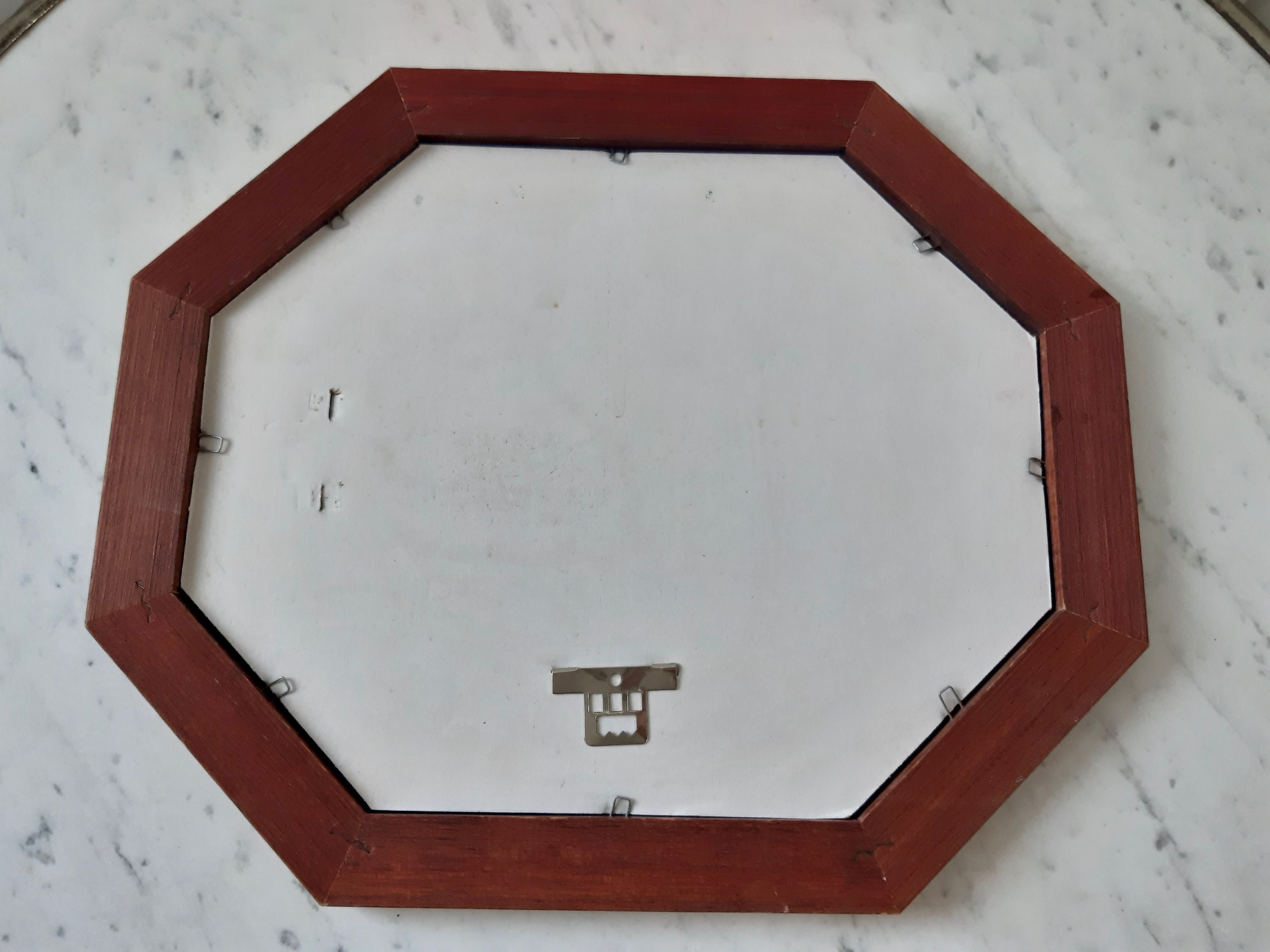 Vintage gilded wood mirror
