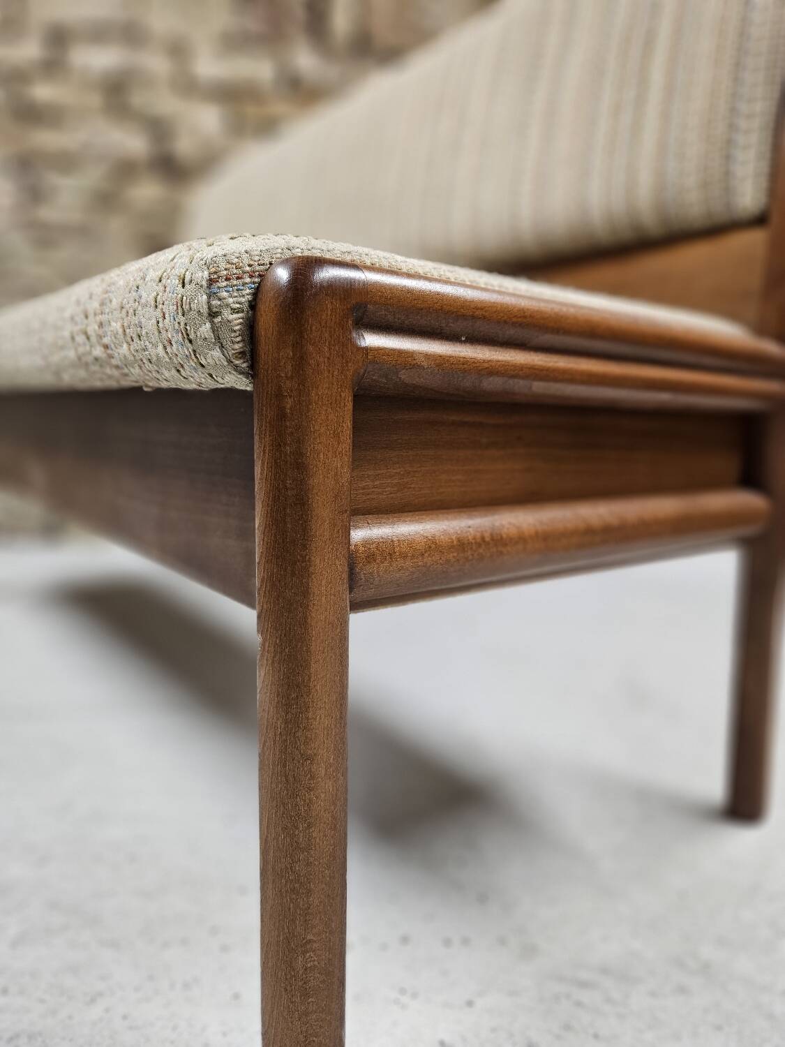 Vintage 1970s design storage bench