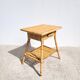 Rattan bedside or side table 1960