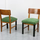 Chaises à manger art déco vintage