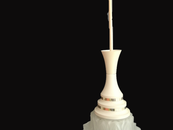 Vintage 1950s  mid century modern ceiling lamp