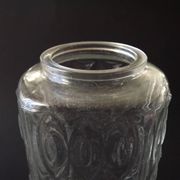 Paire d'abat-jours en verre taillé vintage rétro pour lustres/appliques murales.