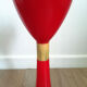 Ashtray culbuto red 70s