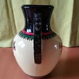 Earthenware vase by Henriot Quimper