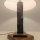 Lampe sculpture en bois, 1950