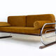 Bauhaus Tubular Chrome Steel Sofa from Hynek Gottwald, 1930s