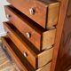 Art deco oak chest of drawers