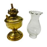 The maritime shinny brass hurricane ship oil lamp