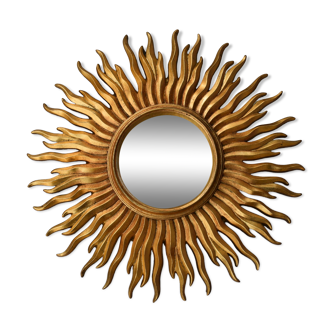 Vintage resin sun mirror