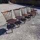 6 western beech chairs from the 1960s