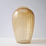 Tin crackle Sonoor vase by A.D. Copier for Leerdam, The Netherlands 1938