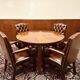 Round Art Deco Globe Wernicke Meeting Table