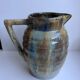 Ceramic pitcher / glazed stoneware 70s